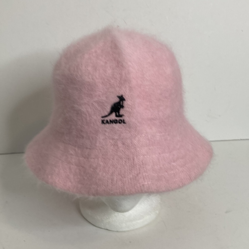 Kangol Pink Fuzzy Bucket Hat